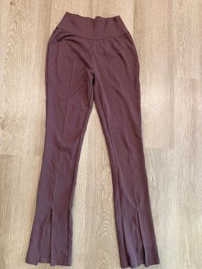 High-Rise Chocolate Flare Pants